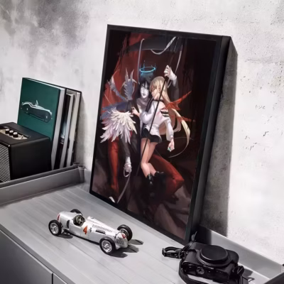 Angels of Death Manga Style Wall Art