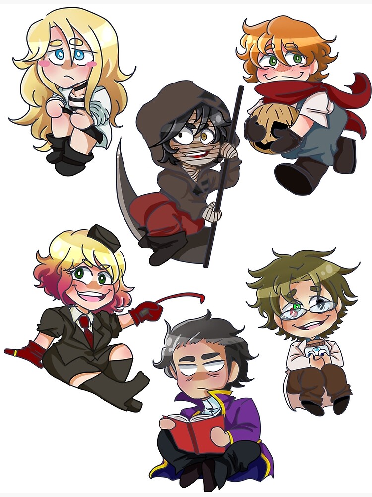 Angels Of Death Chibi Shower Curtain - Image 2