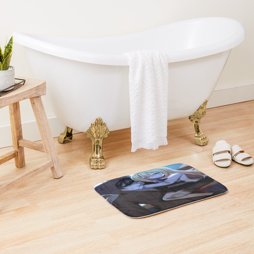 Rachel Gardner Angels Of Death Drawing Simple Bath Mat - Image 2