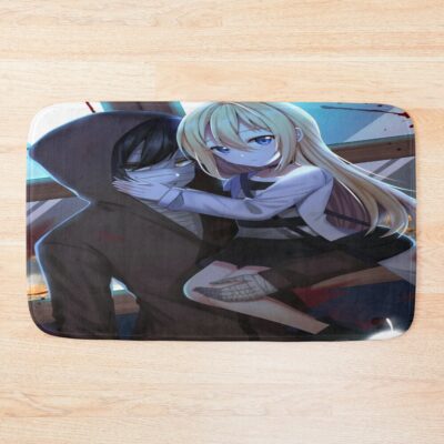 Rachel Gardner Angels Of Death Drawing Simple Bath Mat