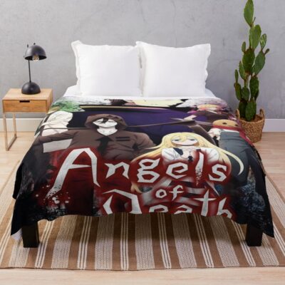 Angels Of Death Anime Throw Blanket