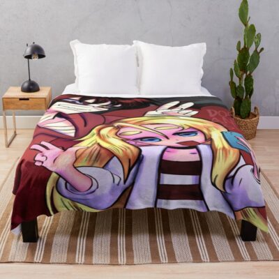 Angels Of Death Manga Throw Blanket