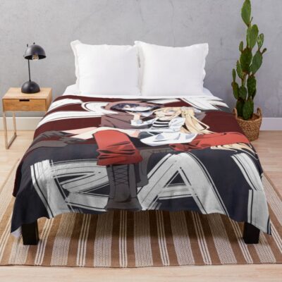 Rachel Gardner Angels Of Death Artwork Throw Blanket