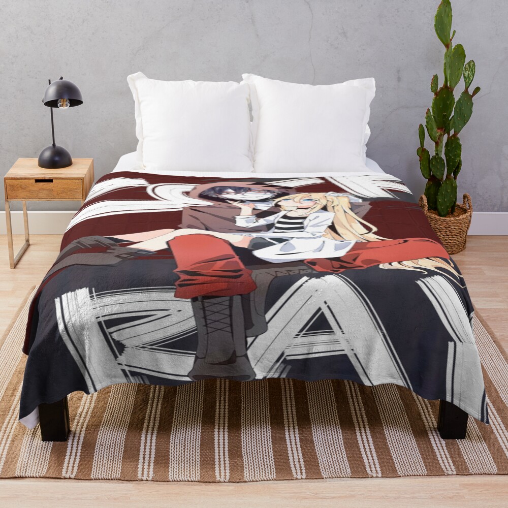 Rachel Gardner Angels Of Death Artwork Throw Blanket