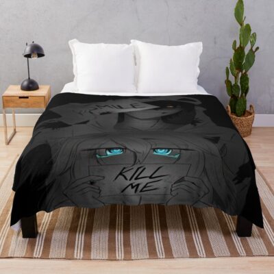 Zack And Ray Smile And Kill Me Throw Blanket