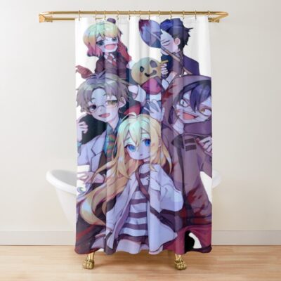 Angels Of Death Vintage Shower Curtain