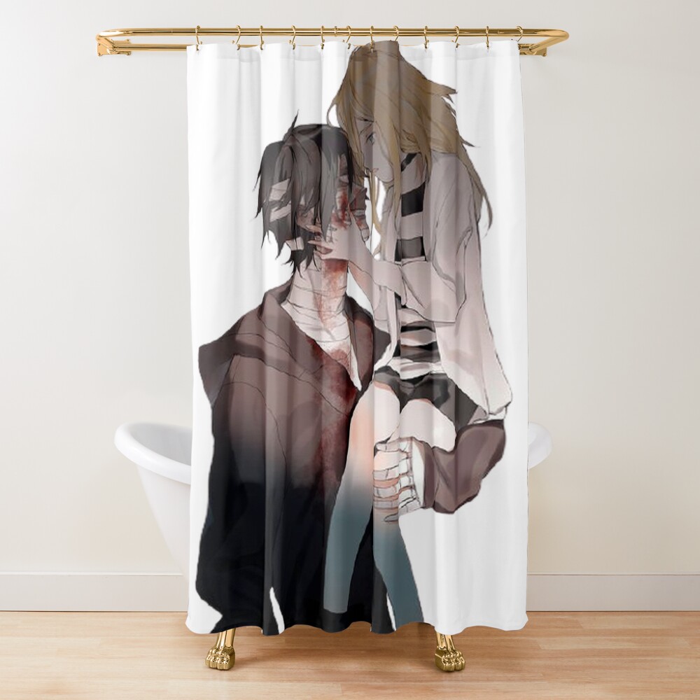 Angels Of Death Retro Shower Curtain