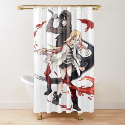Angels Of Death Kawaii Shower Curtain