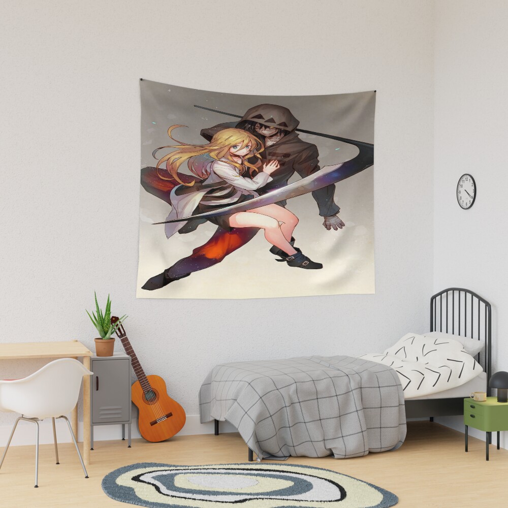 Rachel Gardner Angels Of Death Drawing Simple Tapestry