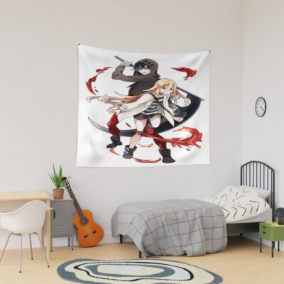 Angels Of Death Kawaii Tapestry