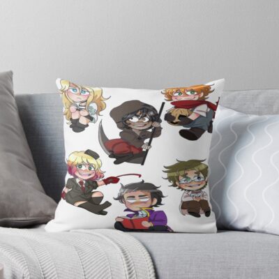 Angels Of Death Chibi Throw Pillow