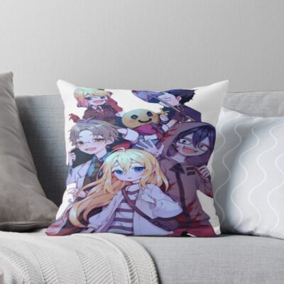 Angels Of Death Vintage Throw Pillow