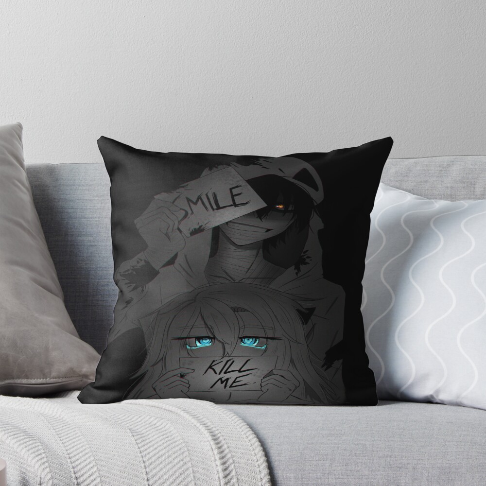 Zack And Ray Smile And Kill Me Throw Pillow