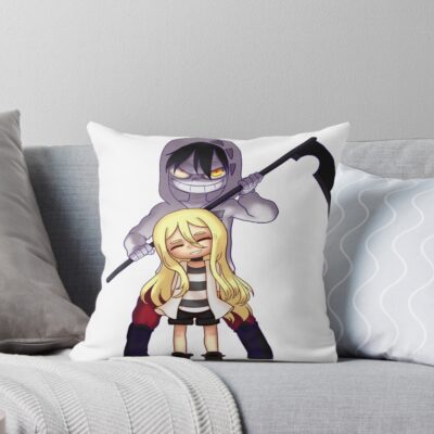 Duality Of Zack And Ray Throw Pillow